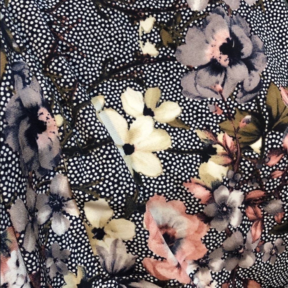 Premise Floral Patterned Pull On Pants Sz M - Picture 4 of 7